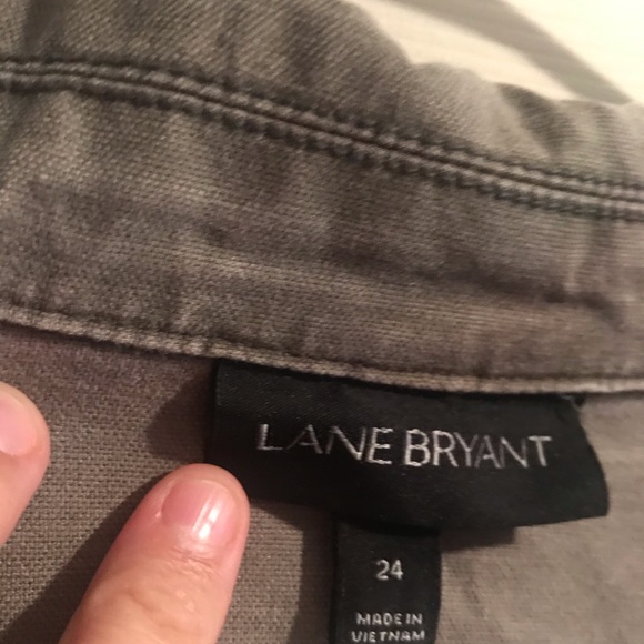 Lane Bryant green jacket - Picture 2 of 2